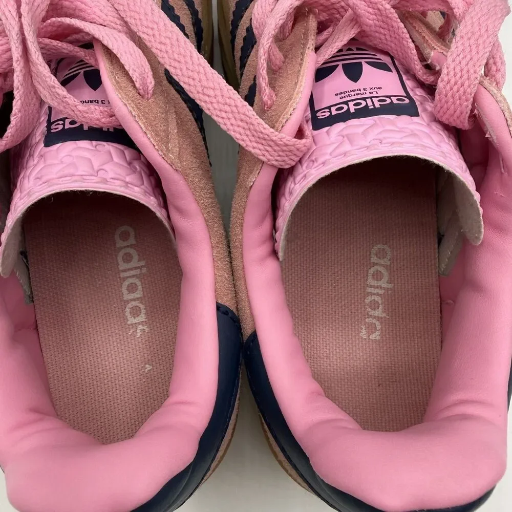 Adidas Originals Gazelle Bold Pink Suede Platform Sneakers Women Size 7.5
